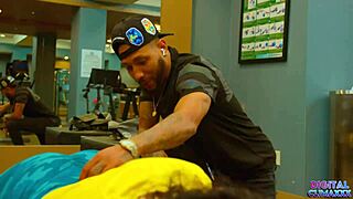 busty latina milf bianca bailee get fucked by her gym trainers bbc