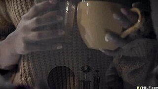 Kit Mercer lends her stepson a hand.