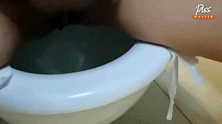 Pissing compilation with golden rain femdom action! 😜