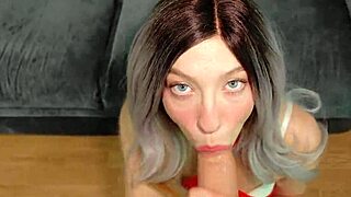 big ass mature in red stockings gets creampie roleplay