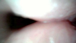 Endoscope Camera Captures Moment of Male Ejaculation with Cum Swapping