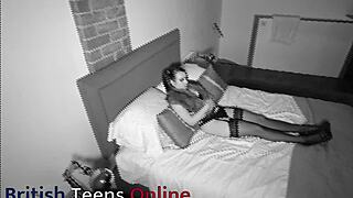 Posh British Teen's First Pussy Licking