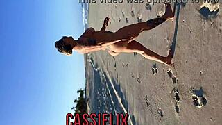 Beach stranger pounds my ass and pussy hard