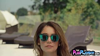 Bombastic Big Tits Brunette Milf Ali Rose Reveals Hot Curvy Naked Body