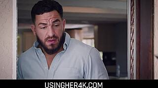 Usingher4k - Freeuse Asian Teen Step-Daughter Paisley Paige Serves Peter Green For Debt