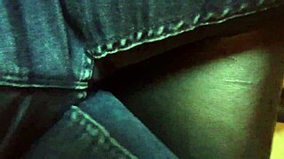 Gretala Loves The Blues And Jeans With Mature Brunette Style