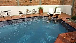 Cougar Licks Step-Nephew's Ass