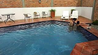 Cougar Licks Step-Nephew's Ass