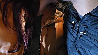 Latina Removes Condom In Car