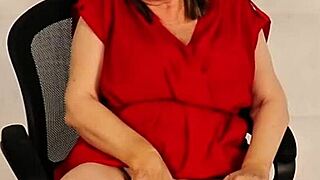 Busty Giantess Granny Plays Naughty with Tiny 18+ Step-Grandson