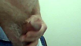 rustyas1 jerking off in a public toilet, may 2025.