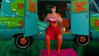 Granny Velma Dinkley Gets Finger Fucked Hard