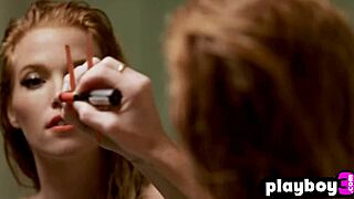 Passionate Striptease Exposes Big Fake Tits