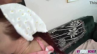 Jessica Ryan's wet pussy tempts her stepson in doggystyle.