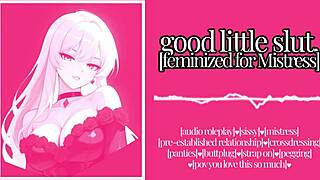 What’s behind F4M erotic audio with Twilight Blush sissy?