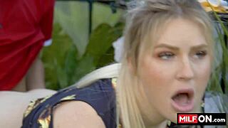 Big Ass Blondie Jenna Starr Gets Pounded Hard in Her Garden with Diego Perez.
