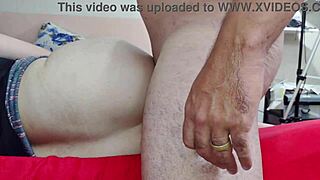 naughty wife cheats with lover’s cock after husband leaves