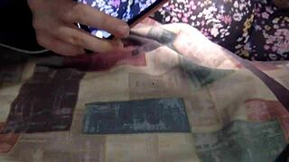personal trainer pounds neglected housewife’s pussy while husband watches.