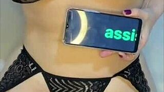 Latina amateur rides with huge natural breasts in steamy homemade POV.