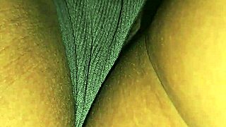 gray panties on latina milf with tight wet pussy