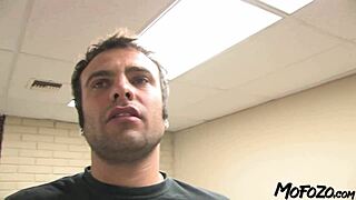 black haired amateur experiences her first video shoot