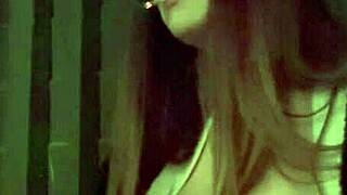 Hey, Check Out Artemisia Love Flashing Her Big Boobs and Nipples in Solo Smoke Fetish!