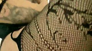 Big ass mature woman in lingerie poses for photos