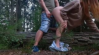 Cheating wife gets fucked by boss on way home with big cock orgasm.