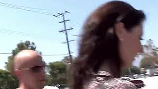 i watch gorgeous milf fuck guy with big cock in cowgirl and cum in mouth