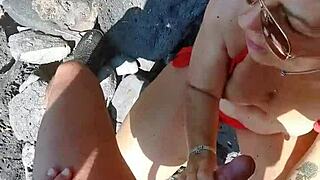 why is teresa jones starting porn with outdoor blowjob as prostitute?