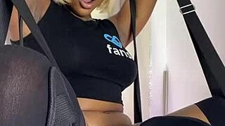 Petite Mistress Rides Big Cock, Ass Shaking And Squirting