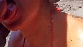 why is teresa jones starting porn with outdoor blowjob as prostitute?