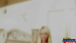 Austin Taylor Screams During Facial Cumshot from Justice