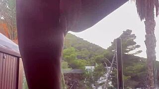 Monika Fox masturbates intensely, fingering her pussy and squirting freely