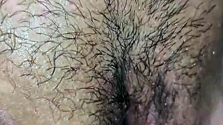 Detailed Pussy Shaving in Closeup Bedroom Scene