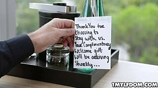 blonde milf mysha mynx blindfolded, gets hard face fuck from aggressive stud