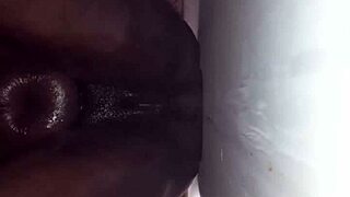 Backroom action with a big-titty, round-ass milf rocks hard!
