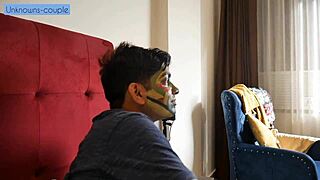 Saheb Ji Exploits Poor Mamta with Dirty Talk and Massage