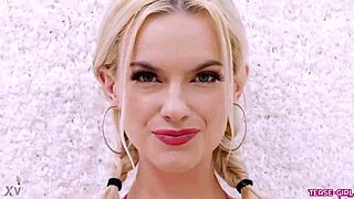 Radiant Blonde Girl Showcases Sexy Body in Casting Interview