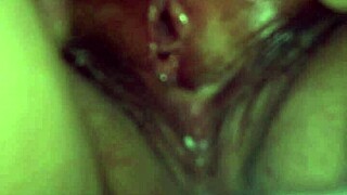 Fingering Lori's Pussy While She Naps. Milf Masturbates Quietly in Bedroom.