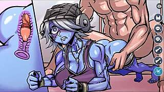 Gym girls work out hard