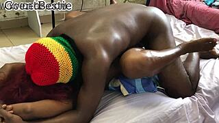 romantic home sex with muscular black babe leading to screaming orgasms