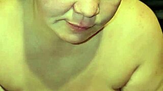 Milf with big tits gets pissed in her mouth