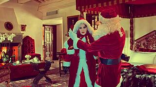 Granny Carmen Claus in my last cheating Christmas elf costume with interruptions