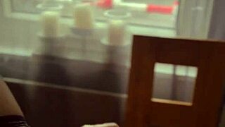 blonde flashes wet pussy with dildo and dirty talk 😈