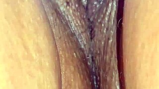 my sexy latina wife's tight pussy up close