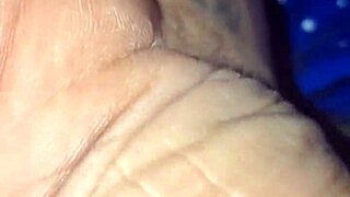 Phat pussy smashed hard in garage interracial action