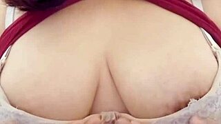 sexy fat slut dances and undresses, ripping clothes to show huge big tits