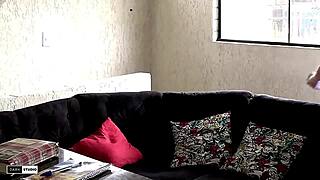 My college friend studying at home