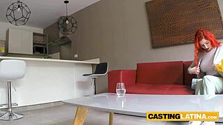 Curvy Latina MILF has rough sex at fake casting